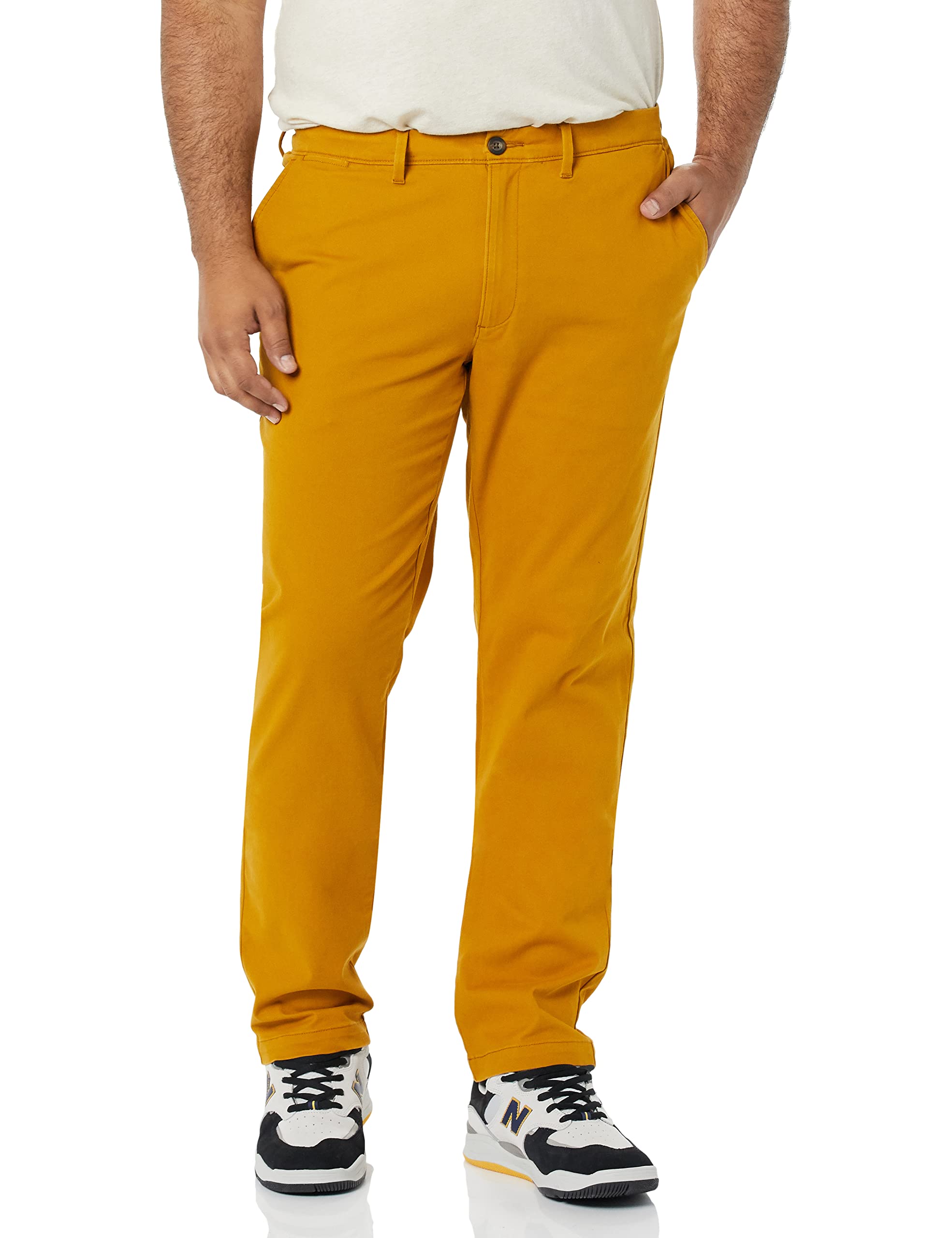 Amazon Essentials Men's Classic-Fit Casual Stretch Chino Casual Trousers, Size 35W 28L