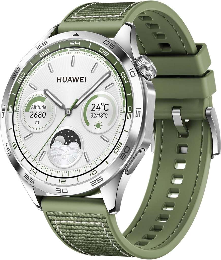 HUAWEI WATCH GT 4 Smart Watch for men women - Up to 2 Weeks Battery Life Fitness Tracker (Green)