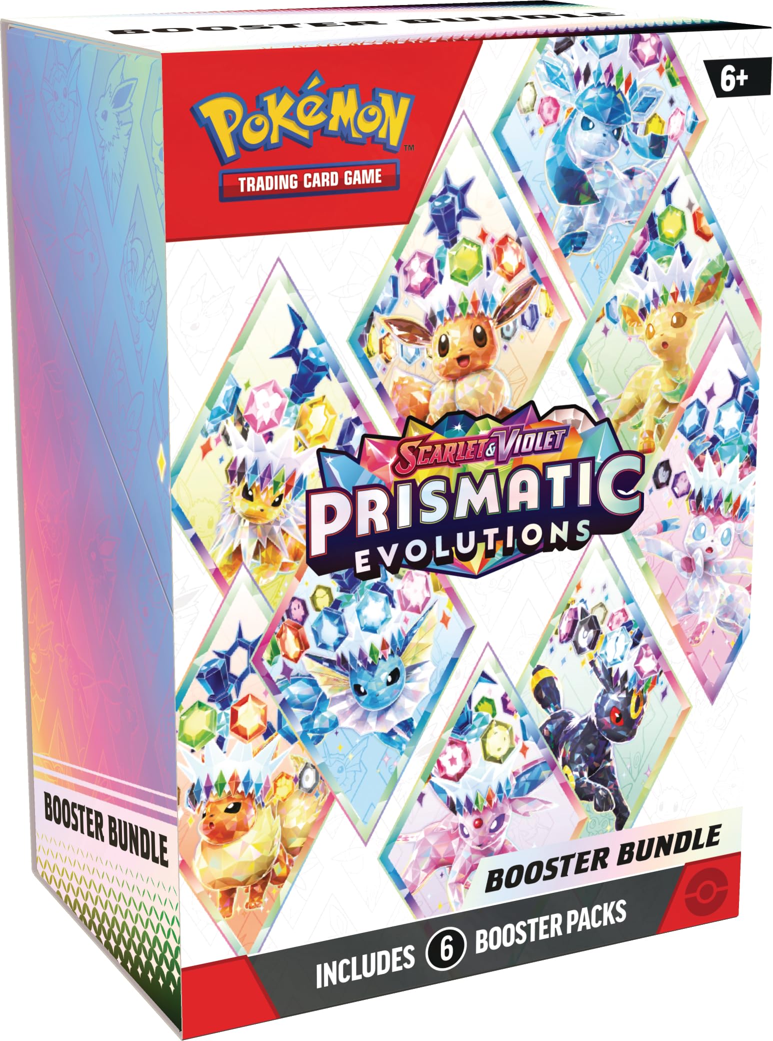 Pokémon TCG: Scarlet & Violet—Prismatic Evolutions Booster Bundle (6 Booster Packs) - Invite Only