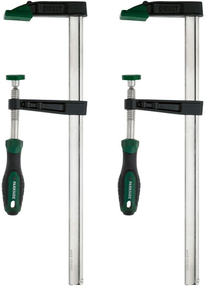 PARKSIDE F Clamp Set, size: 350 x 80mm - 2 Pieces