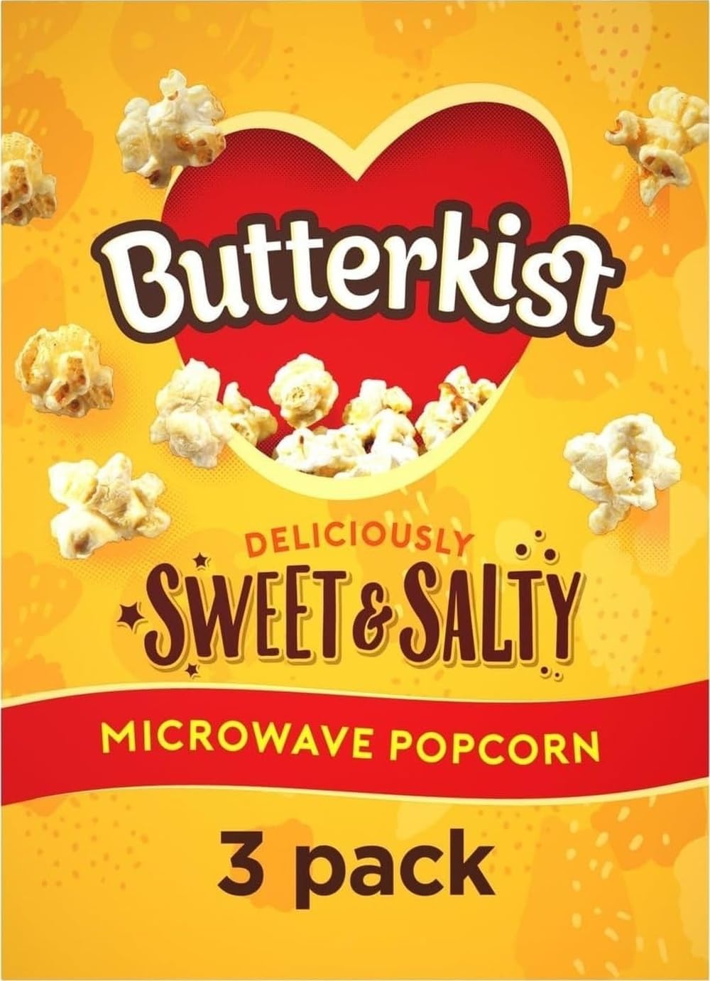 Butterkist Sweet and Salted Microwave Popcorn, 3 x 60g - W/Voucher - £1.16 / 99p S&S