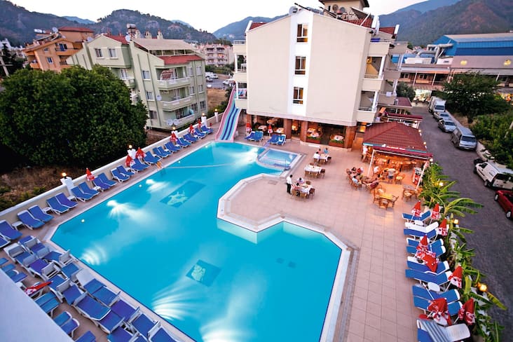 7 Nights Family Holiday for 2 Adults & 2 Children to Turkey - Candan Apartments Marmaris, 1 Bed Apt from Aberdeen 13 Aug (Full Tui Package)