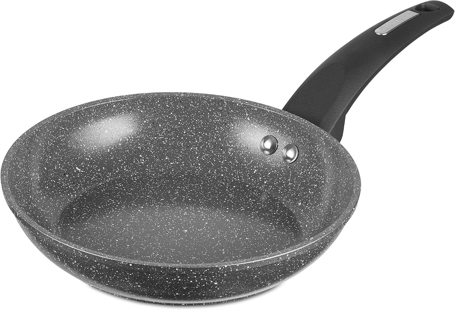 Tower Cerastone T81222 Forged Frying Pan with Non-Stick Coating and Soft Touch Handles, Graphite, 20cm
