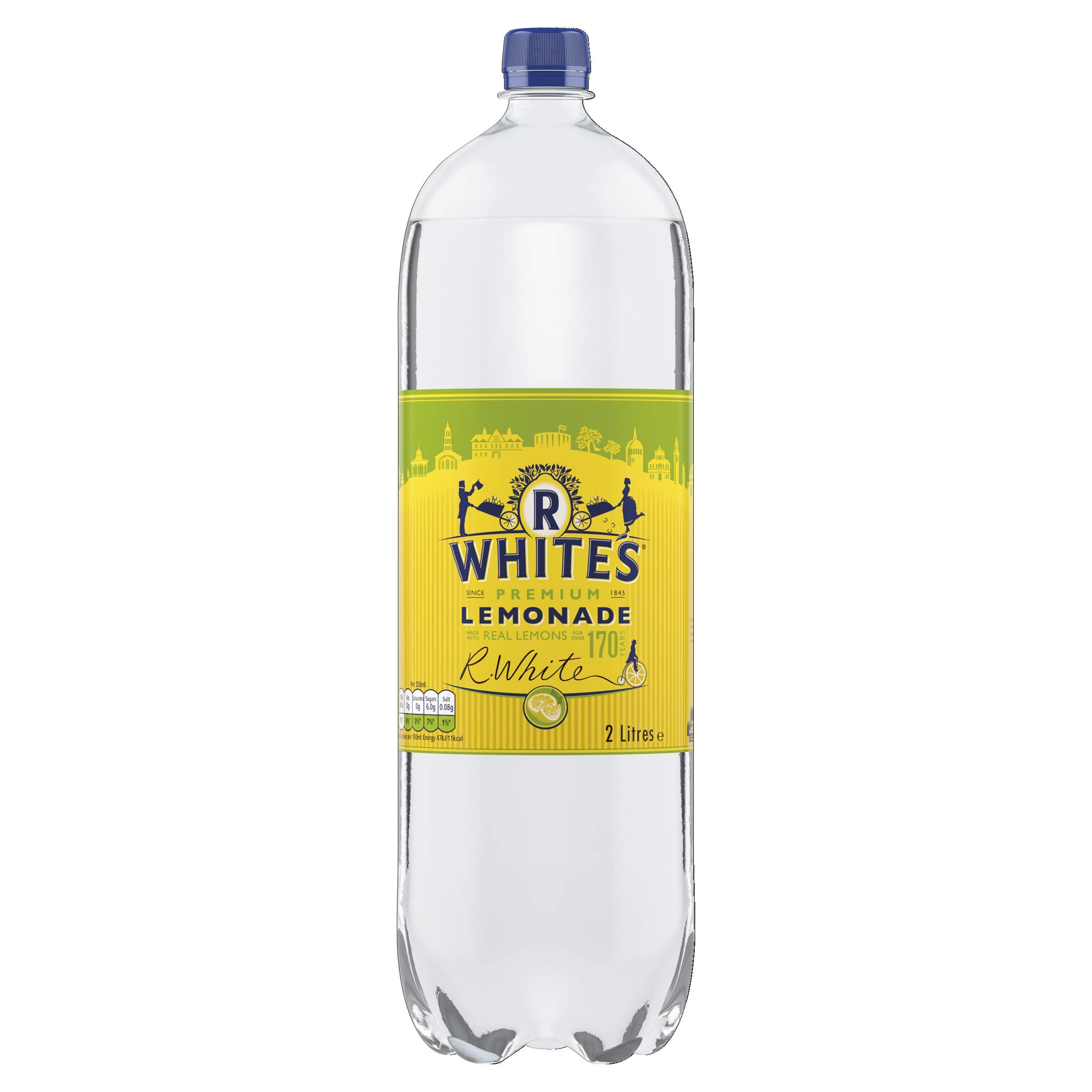 R Whites Premium Lemonade, 2L (80p - 95p With Voucher + S&S) 4 for £3.80 (£3.15 Max S&S)