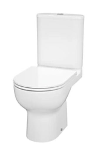 Swirl Caldew Soft-Close Slim Vortex Rimless Toilet with Cistern Dual-Flush 4.5Ltr (753CR) (Free C&C only)