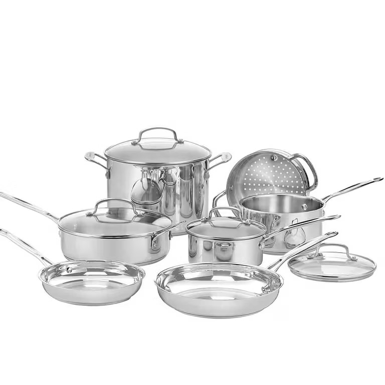 Cuisinart Chef’s Classic Stainless Steel Cookware Set | 11-Piece
