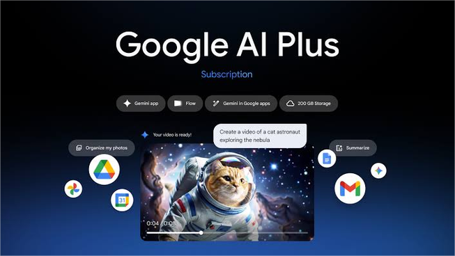 1 Year FREE Google AI Plus with 400GB storage (Selected New or Returning Users, via InternShala, Immediate Cancellation)