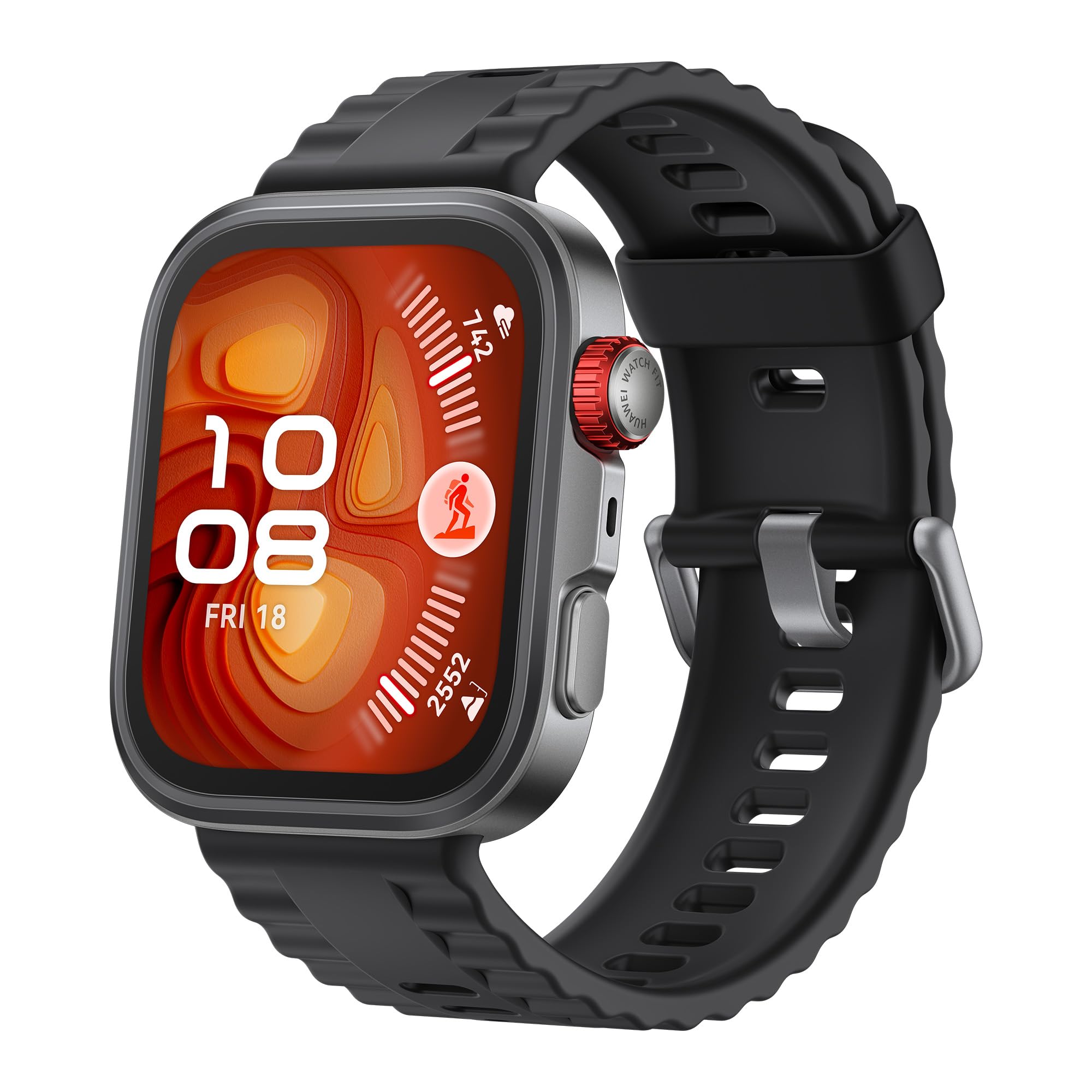HUAWEI WATCH FIT 4 Pro Smart Watch, 1.82" Sapphire AMOLED Screen, Black | Titanium Body Fitness Tracker, ECG SpO2 Monitor, 10-Day Battery,