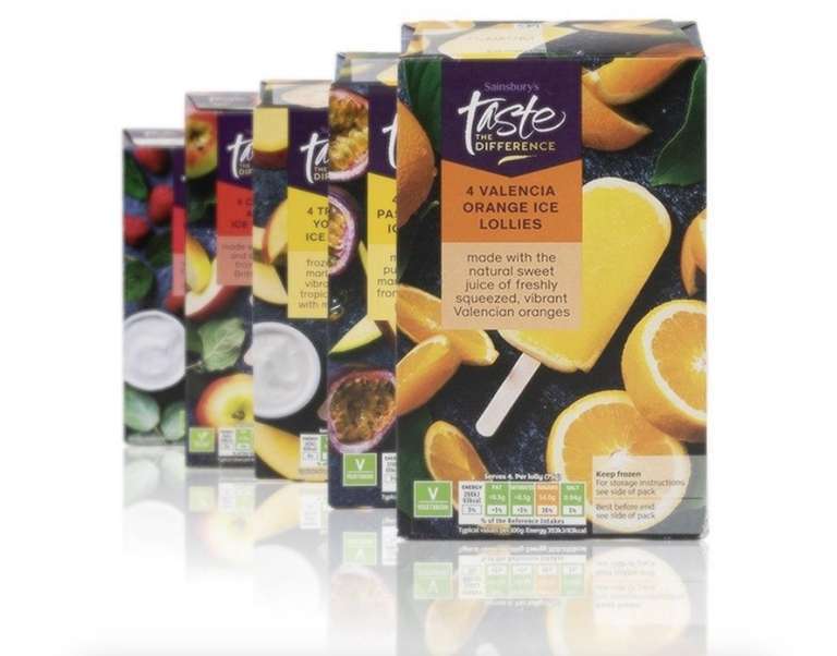 Free Taste the Difference Ice Lollies at Sainsbury's via MySky VIP App with Coupon