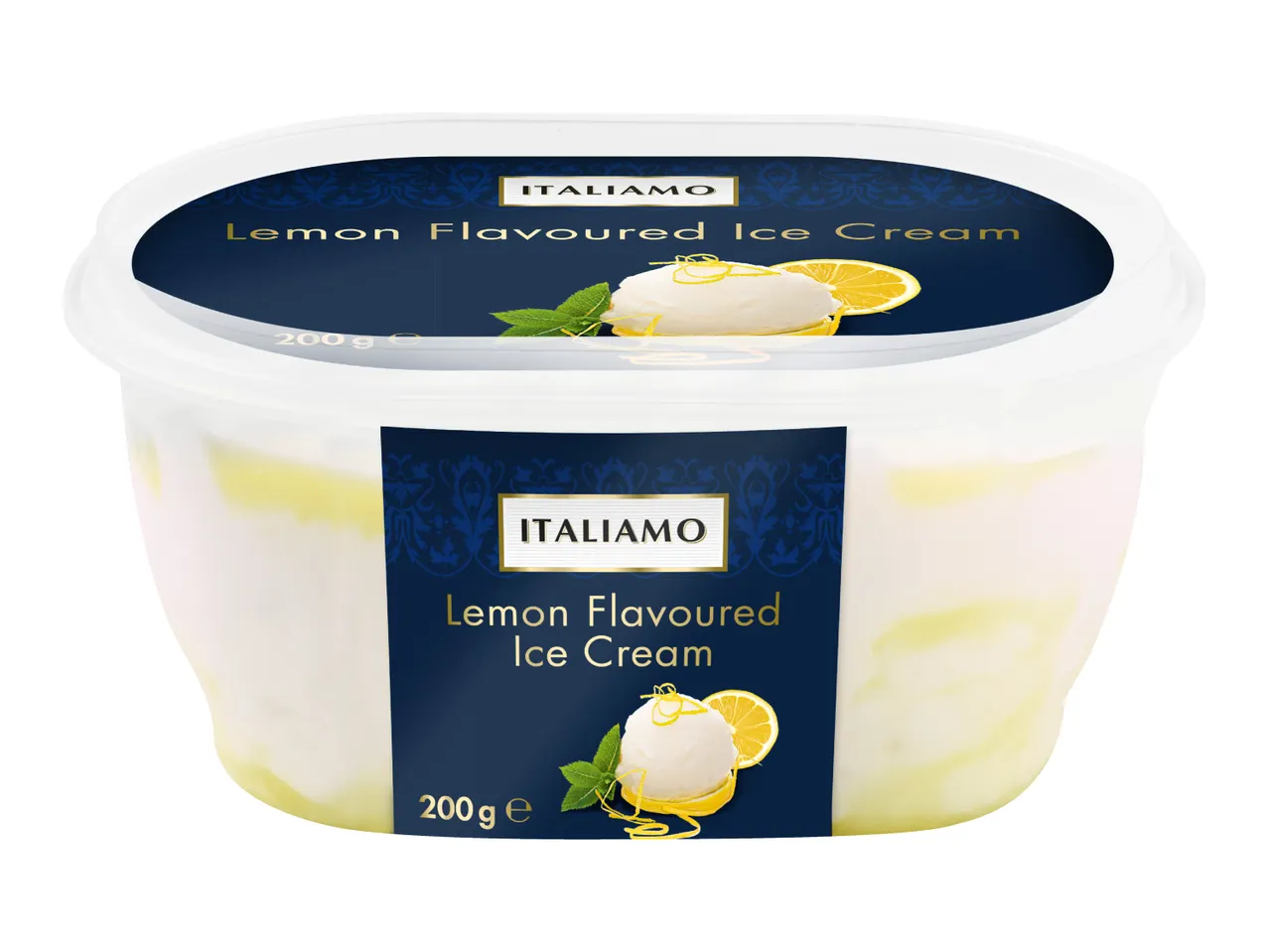 Italiamo Lemon Flavoured Ice Cream - 350ml