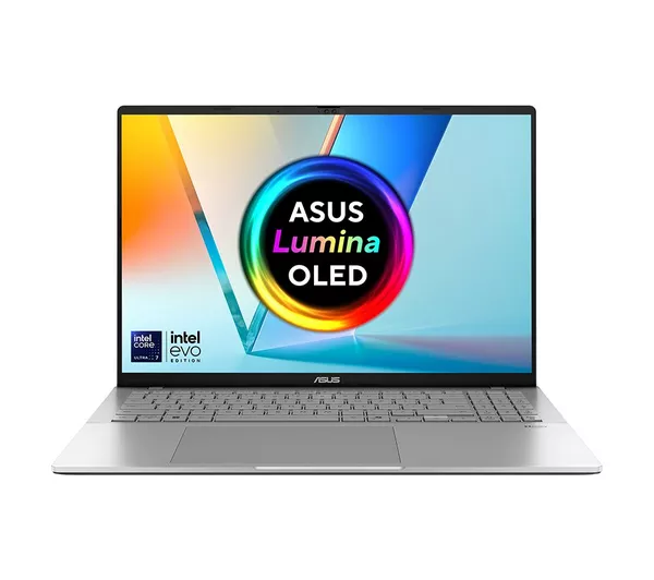 ASUS Vivobook S16 OLED S3607CA 16" Laptop - Intel Core Ultra 7, 1 TB SSD, Silver