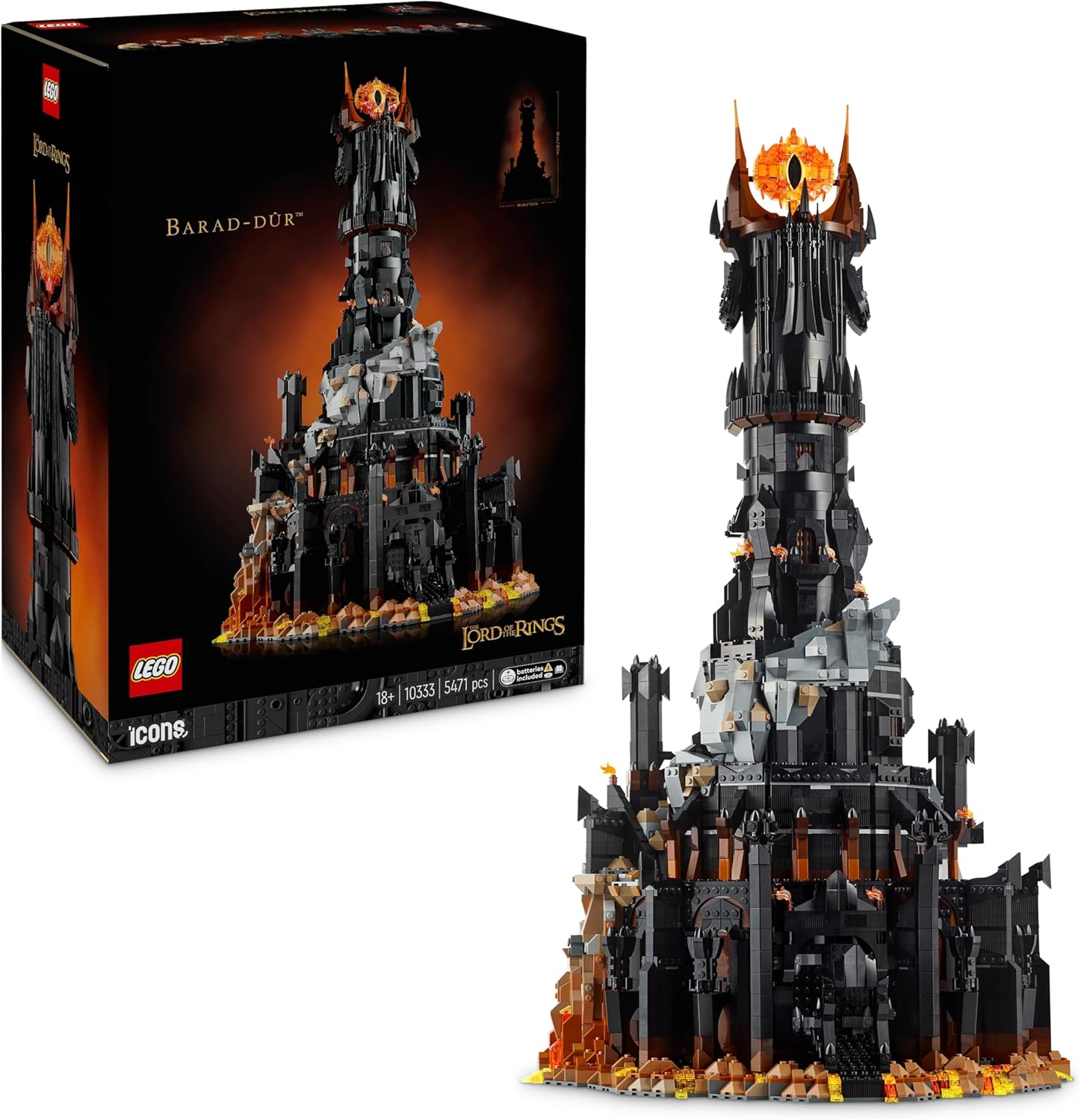 LEGO Icons The Lord of the Rings: Barad-dûr Set 10333 / Rivendell 10316 £364.99