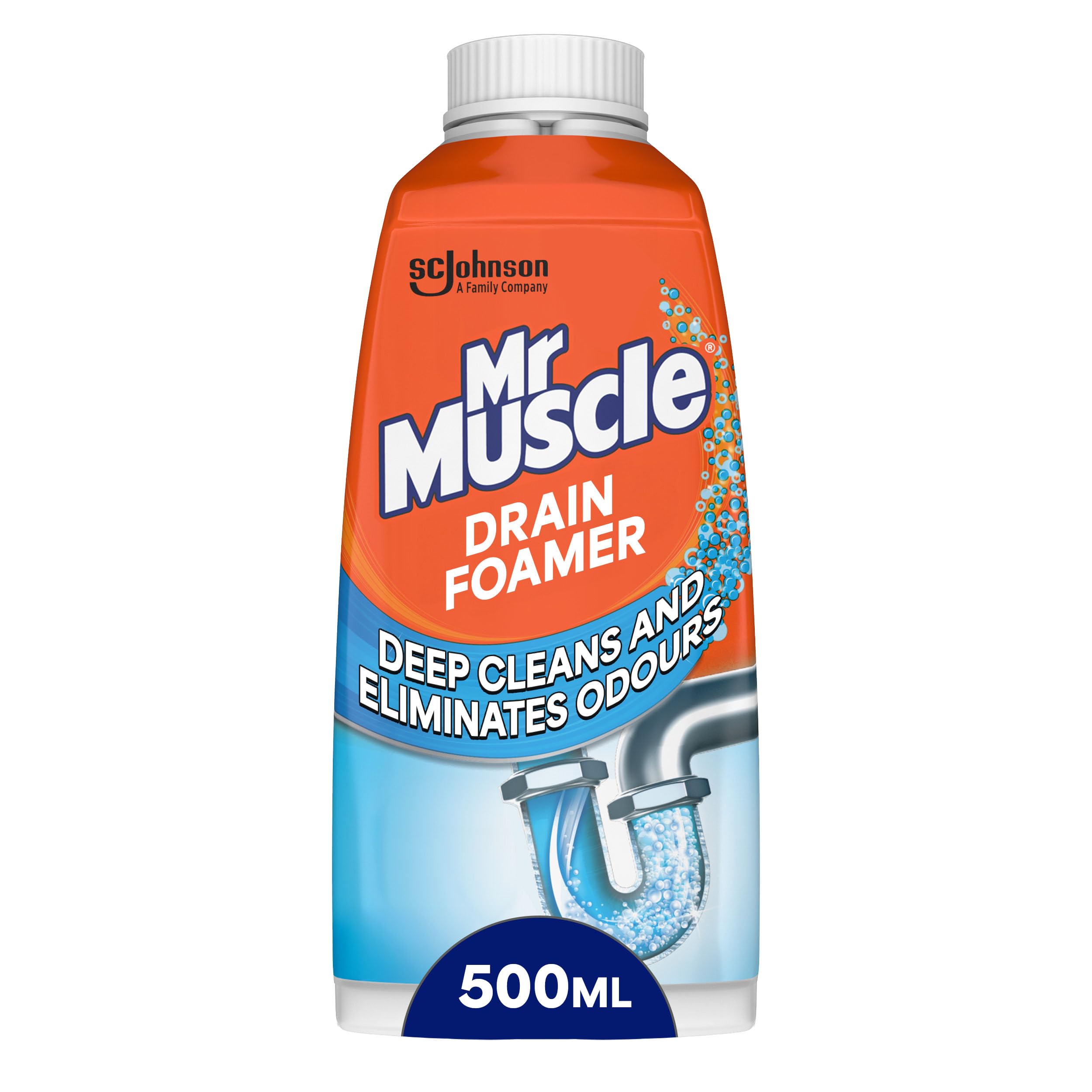Mr Muscle Drain Foamer (500 ml) Drain Cleaning Foam to Unblock & Eliminate Odour - £2.25 / £1.87 S&S