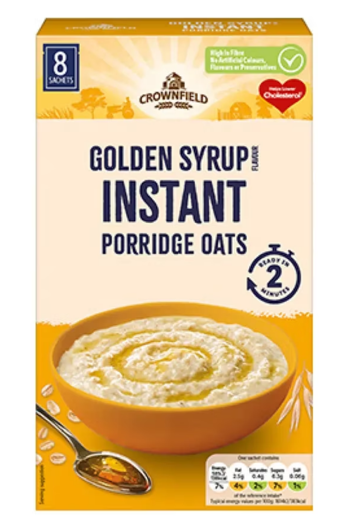 Brownfield Golden Syrup Oats in Sachets - Lidl Plus Price