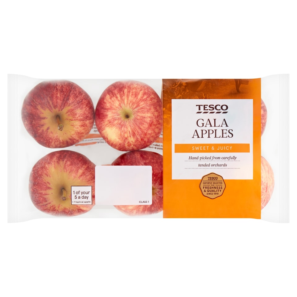 Tesco Gala Apples, 6 Pack - Clubcard Price