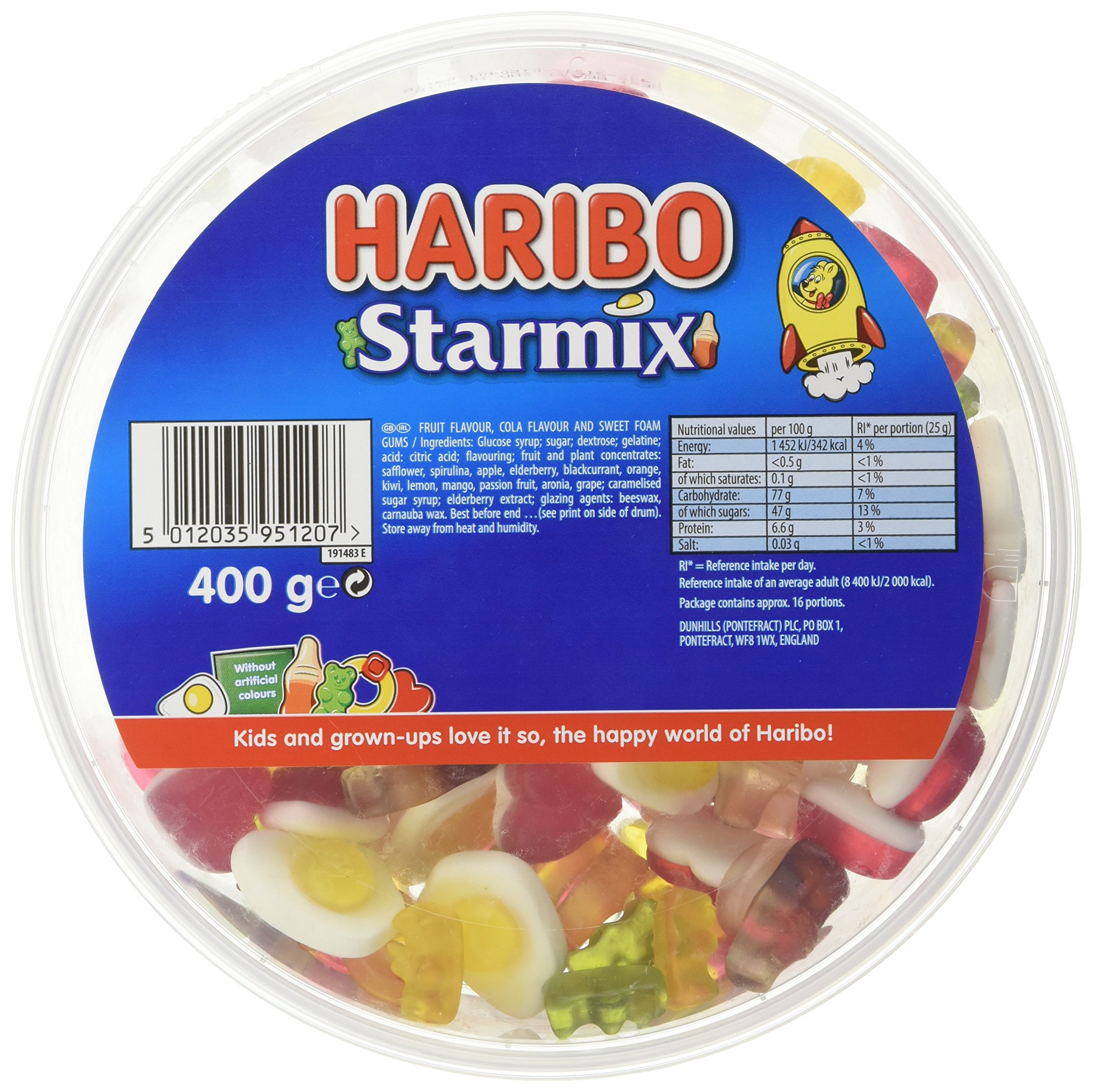 HARIBO Starmix Gummy and Foam Sweets 400g