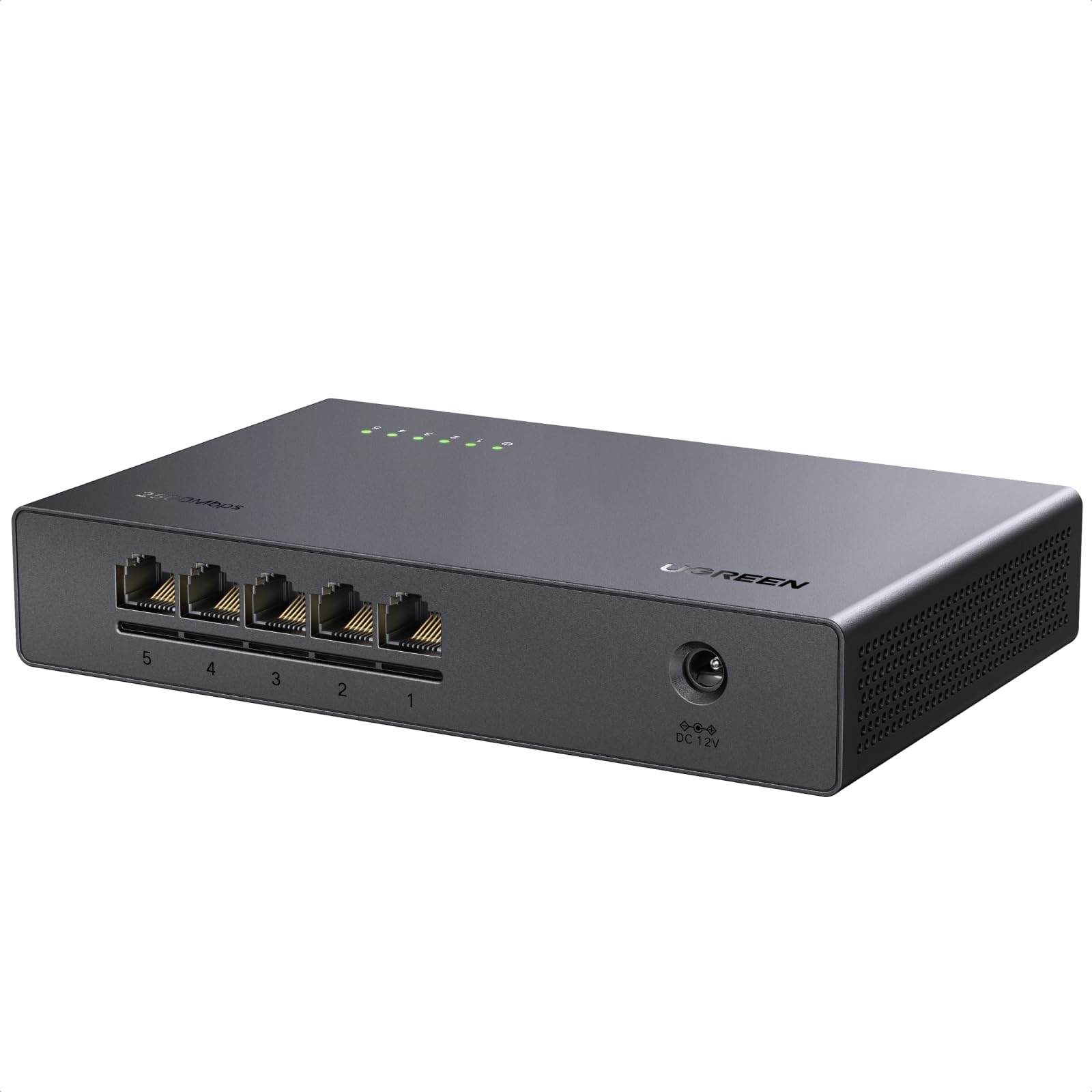 UGREEN 5 Port 2.5Gbps Unmanaged Network Switch Hub Sold by UGREEN GROUP LIMITED UK FBA
