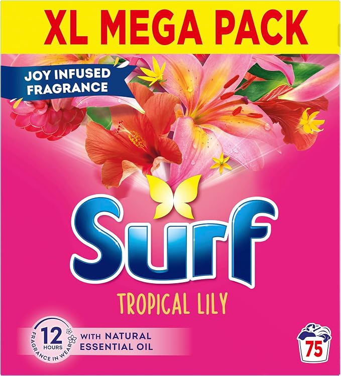 Surf Tropical Lily Washing Powder 75 washes 3.75 kg Amazon Business Accounts