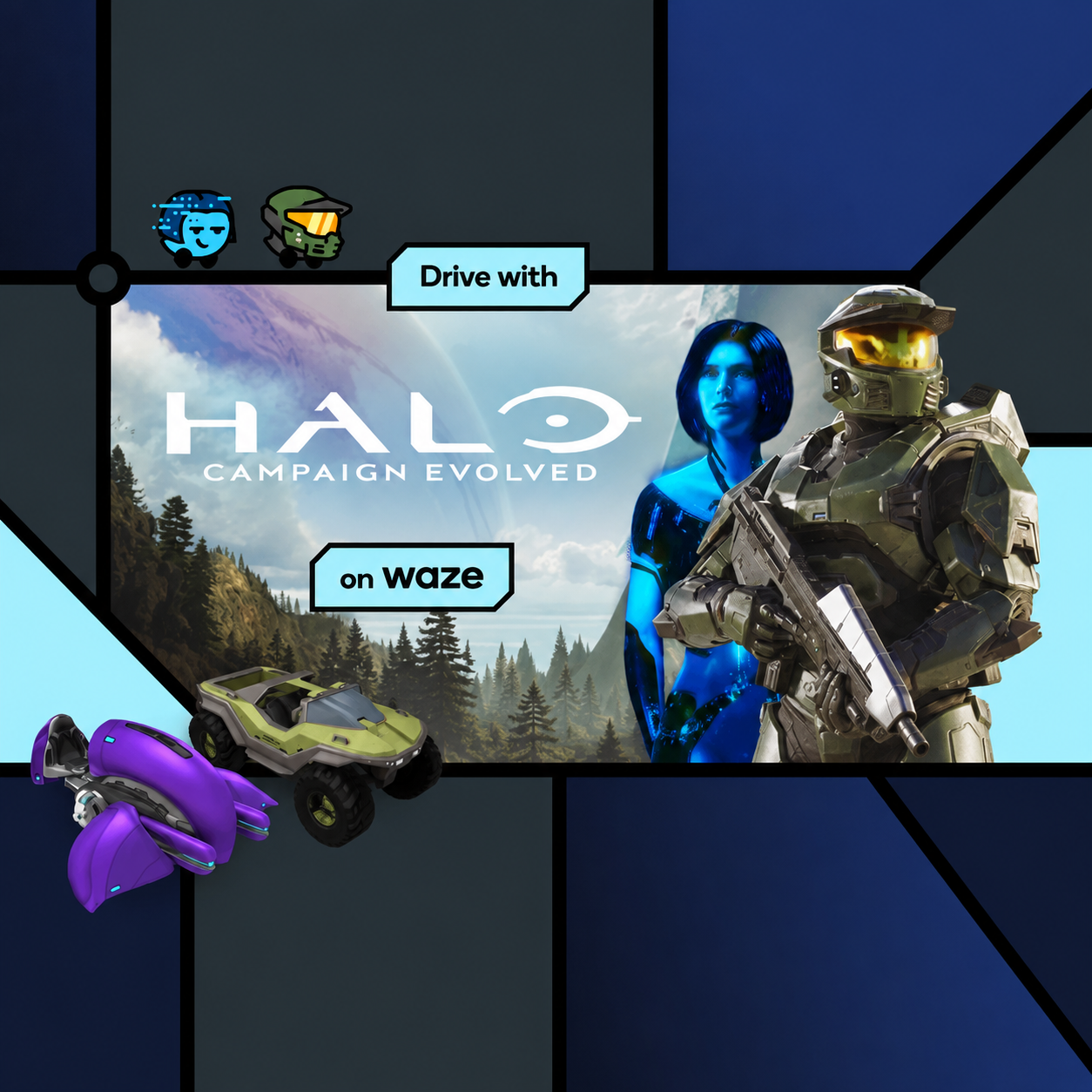 Drive with Halo - Waze Voiceover Theme