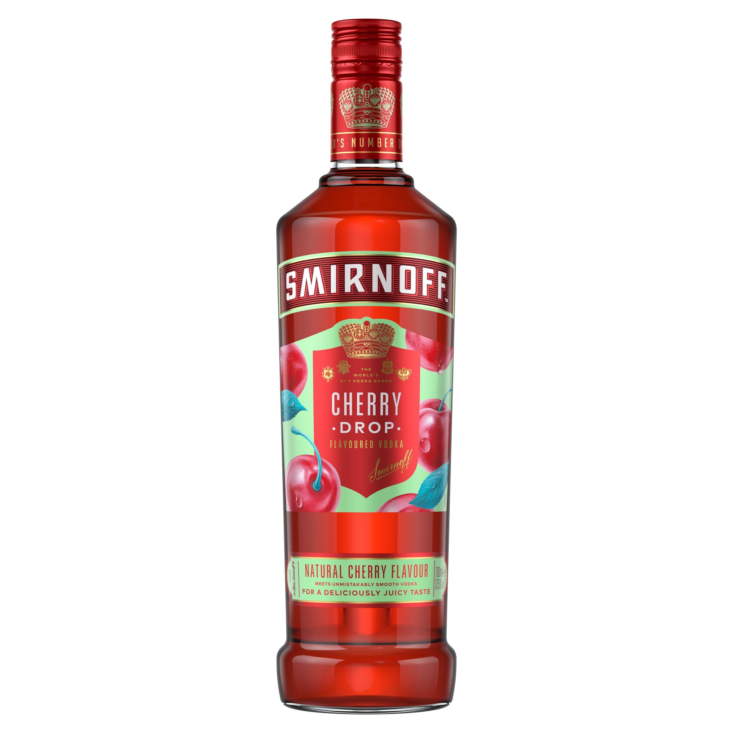 Smirnoff Cherry Drop Flavoured Vodka Spirit Drink, 35% - 70cl