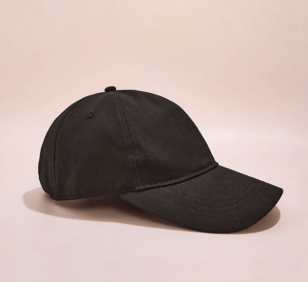 George Canvas 100% Cotton Adjustable Black Baseball Cap | Free C&C