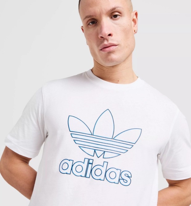 adidas Originals Outline Trefoil Men's T-Shirt (Sizes S - XL) - Free C&C
