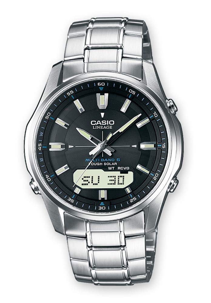 Casio Lineage Watch, Tough Solar, Multi Band 6 WaveCeptor, Sapphire Crystal, Black Dial, Model: LCW-M100DSE-1AER - Amazon EU