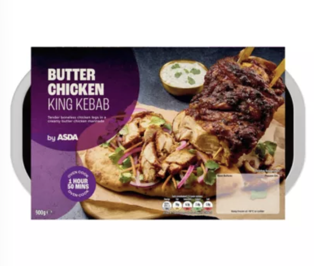 ASDA Butter Chicken King Kebab 900g/ASDA Piri Piri King Kebab 900g