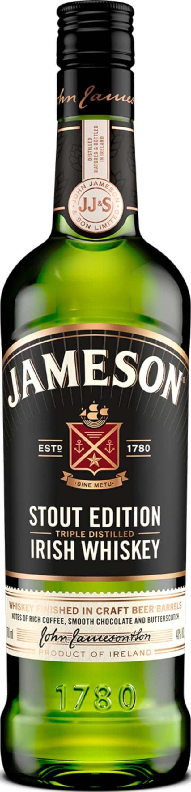 Jameson Caskmates Stout Edition Triple Distilled Irish Whiskey, 40% - 70cl