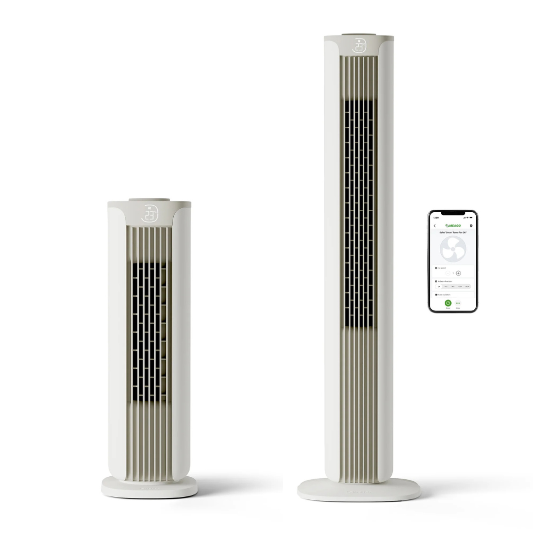 Meaco Sefte Tower Fan (19" £69.99 / 36" Smart £99.99) + Free Named Day Delivery (Pre-Order)