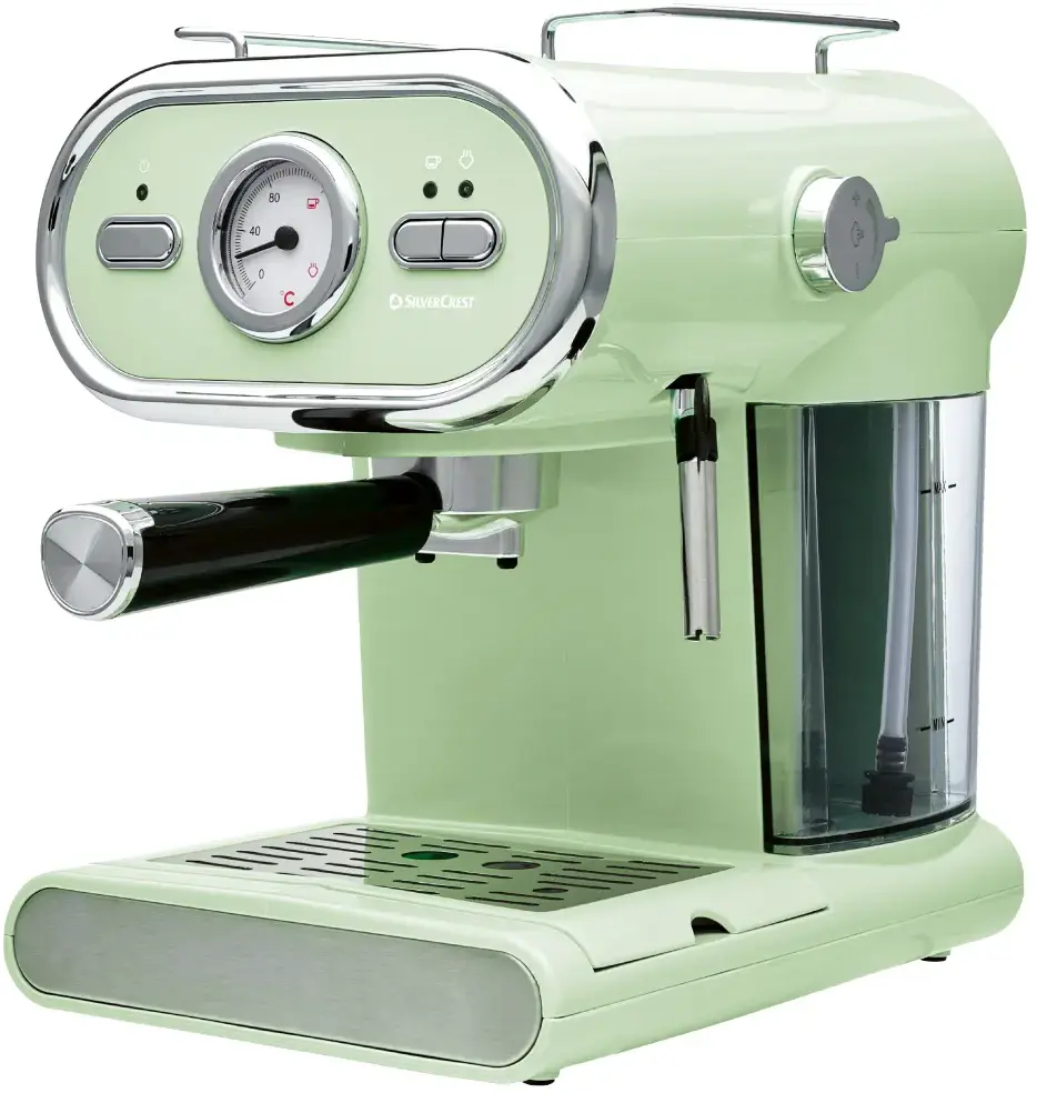 SILVERCREST Espresso Machine - mint/pink - lidl plus price