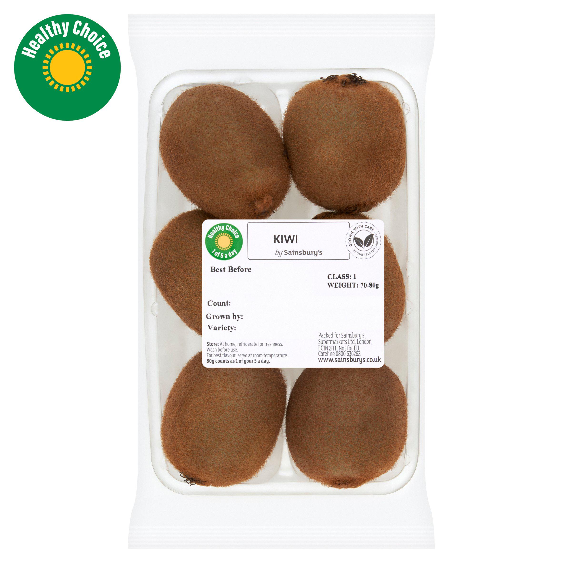 Sainsbury's Kiwi Fruit x6 - Nectar Price
