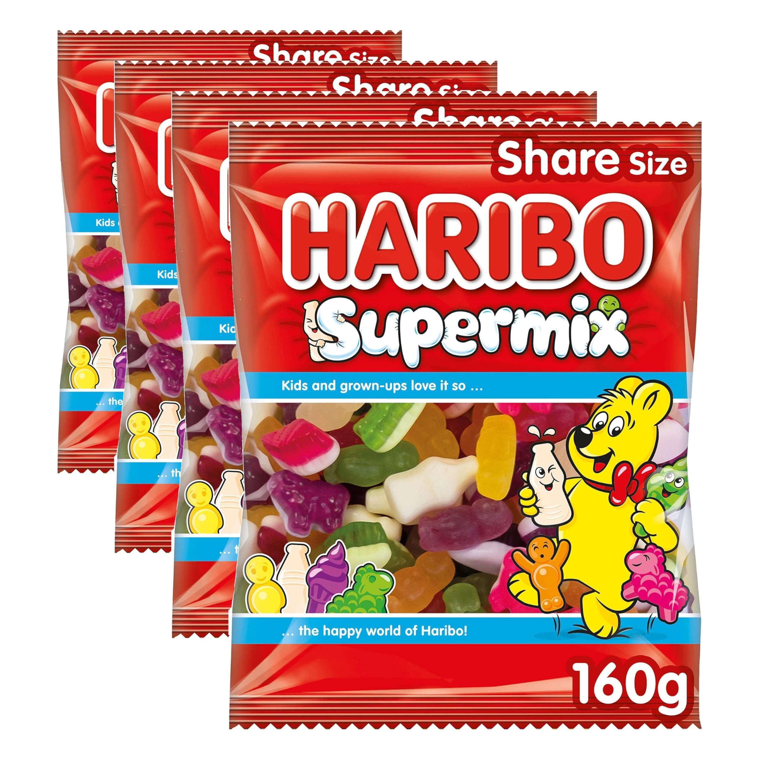 Haribo Supermix 160g x 4 (£3.48 S&S)