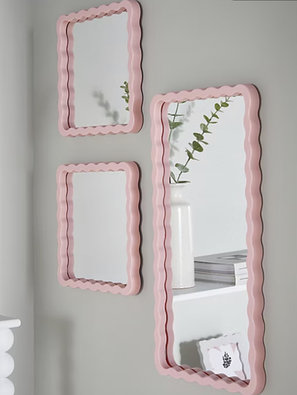 Pink Mirror, Set of 3 - Free C&C