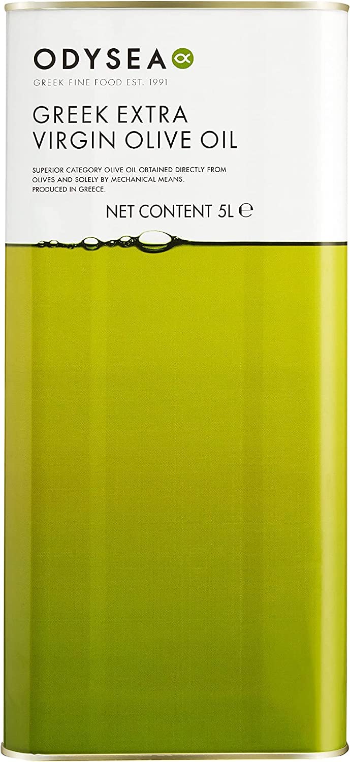 Odysea Extra Virgin Kalamata Olive Oil 5L Tin | Greek | Cold pressed
