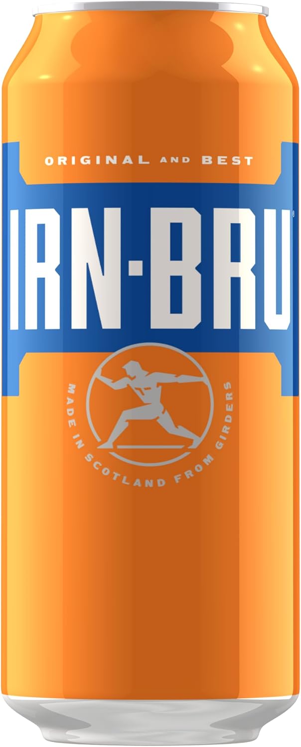 IRN-BRU Carbonated Soft Drink, 12 x 500ml Cans