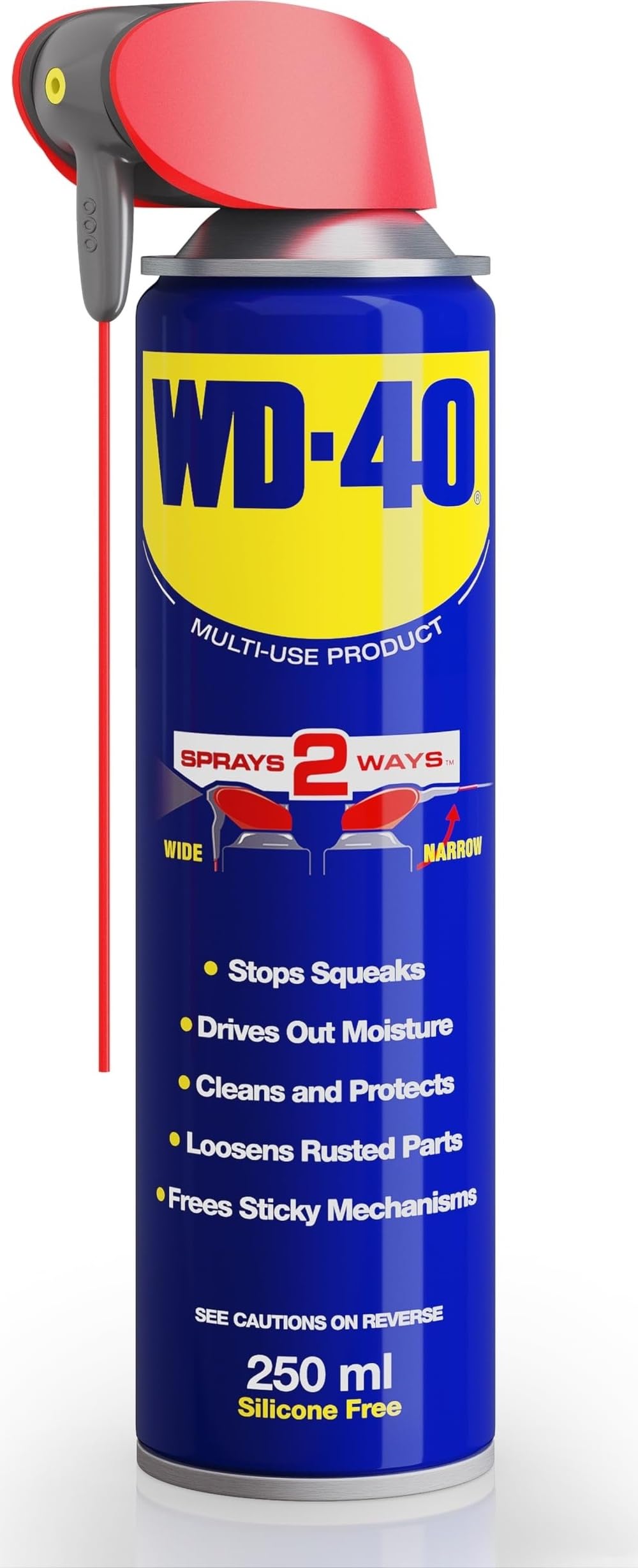 WD-40 Multi-Use Product Lubricant Spray, Smart Straw, Hinges & Locks, 250ml - £3.80 S&S