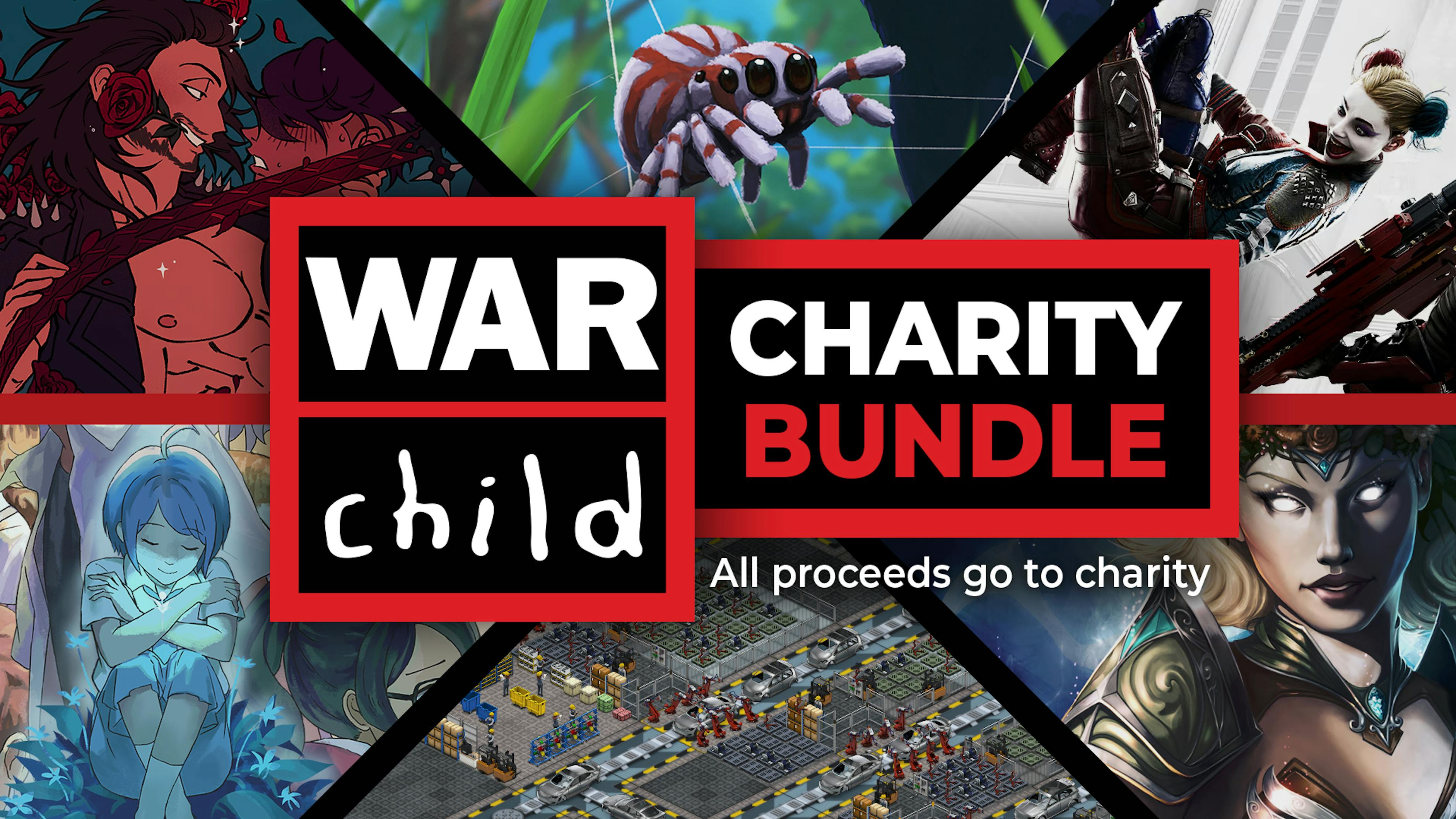 [Steam/PC] War Child Charity Bundle (2026) - 11 Games: Suicide Squad, Boyfriend Dungeon, Production Line Car Sim, A Space for the Unbound