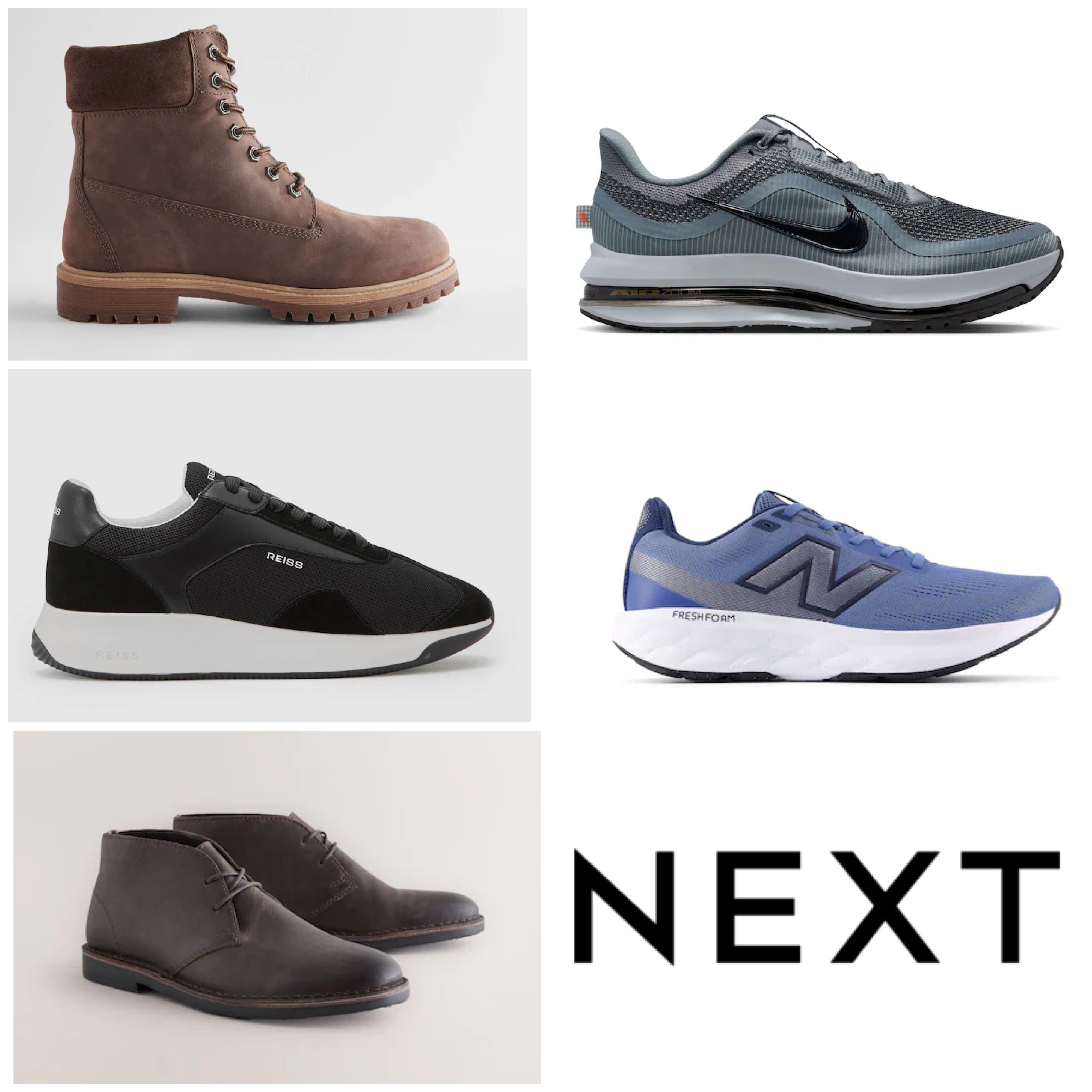 Up to 50% Off Or More In Men's Footwear Shoes, Boots & Trainers Clearance Sale (Including Brands) Over 1,000 Lines + Free Click & Collect