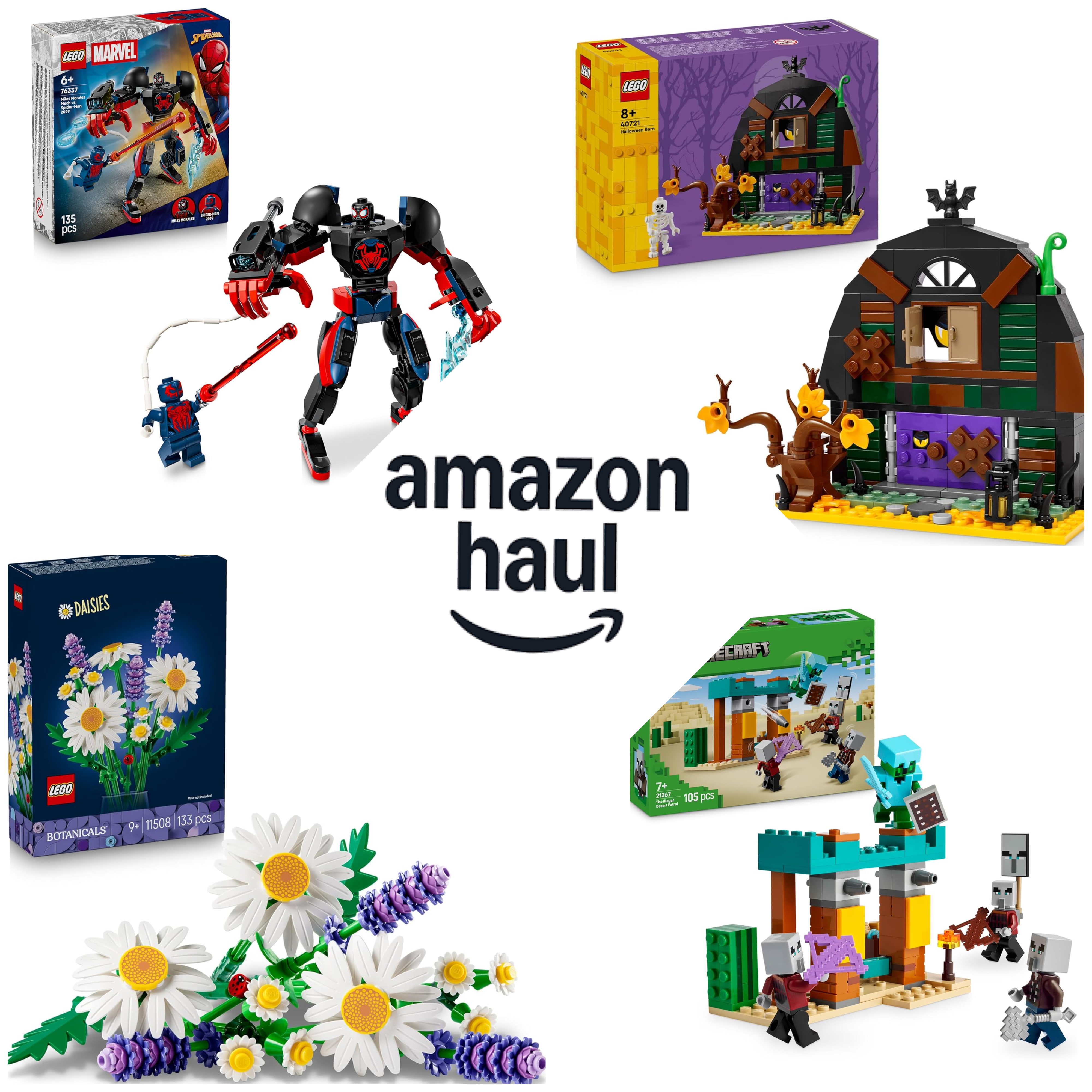 Additional 20% Off Selected Lego Amazon Haul Sale At Checkout (eg Halloween Barn £5.20/Marvel Miles Morales 76337 £7.96) + Free Del Over £15