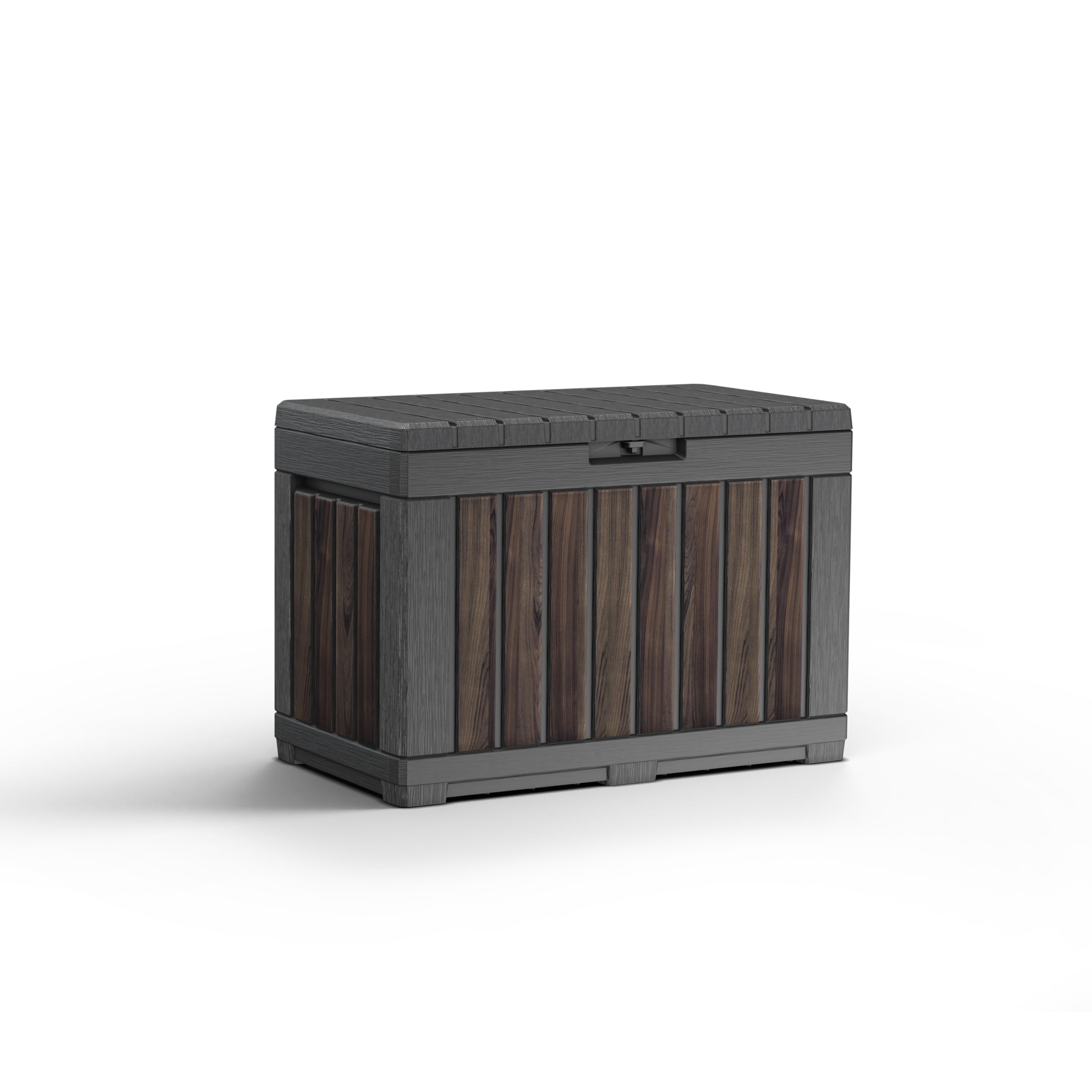 Keter Signature 190L Kentwood Outdoor Garden Storage Box - Rosewood
