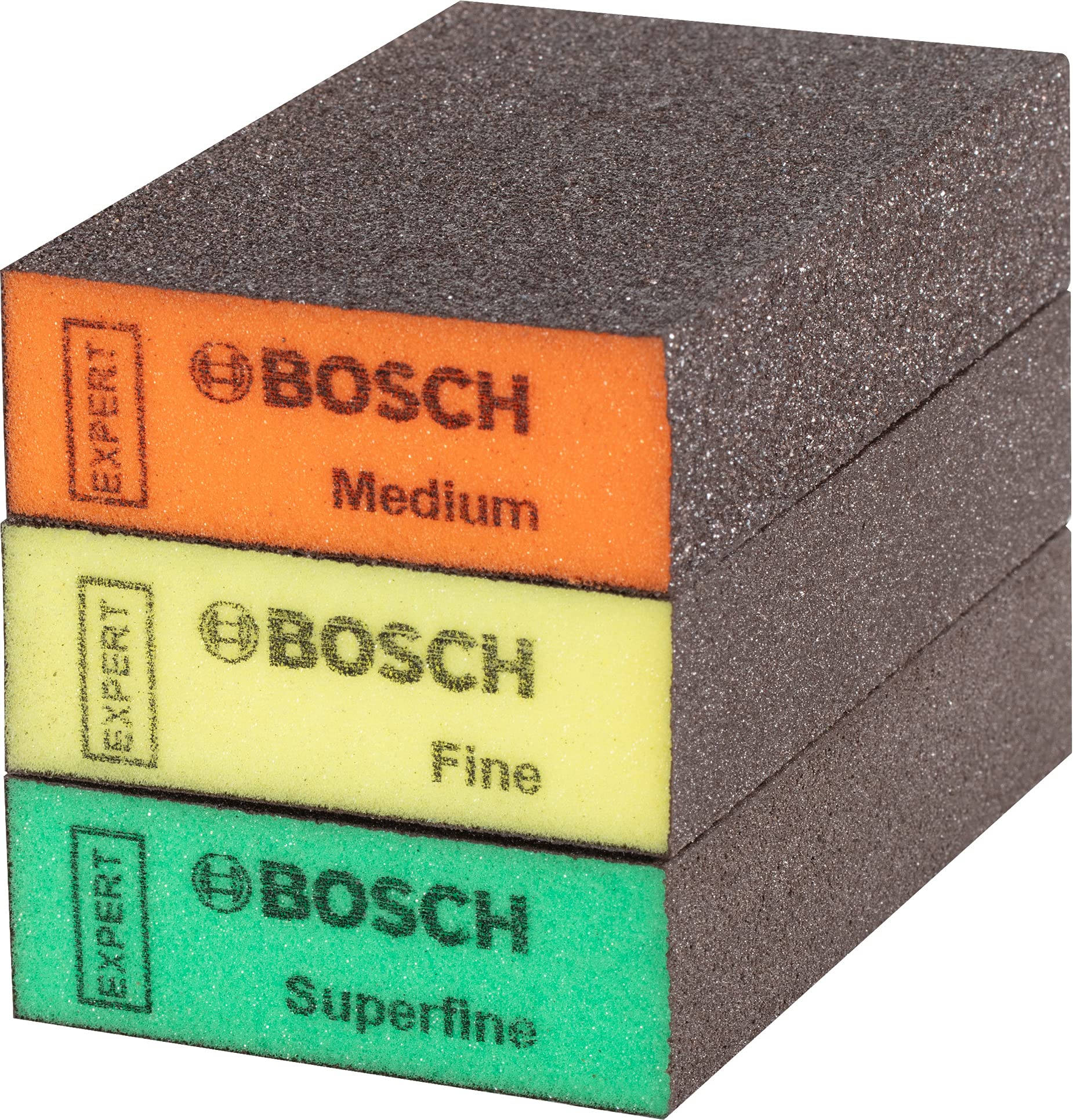 Sanding Sponges by Bosch, 3 Grits