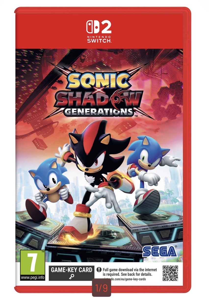 Sonic X Shadow Generations Nintendo Switch 2 Game (Free C&C)