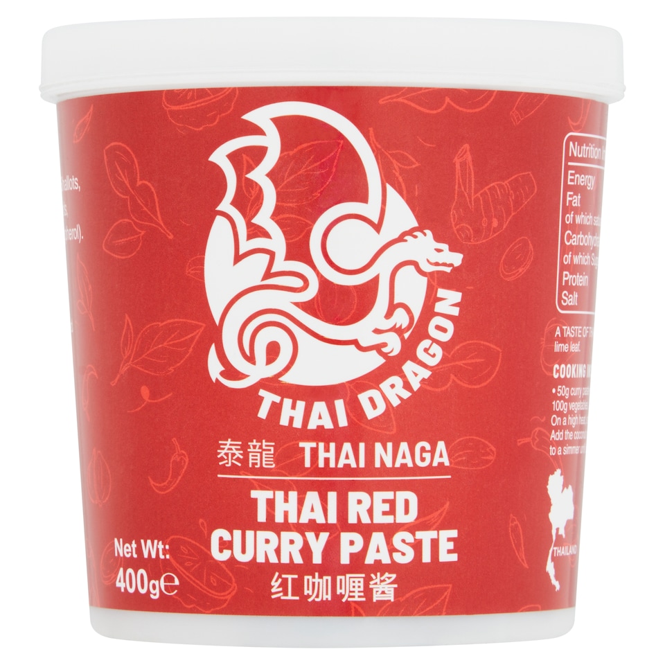Thai Dragon Red / Green Curry Paste 400G - Clubcard Price