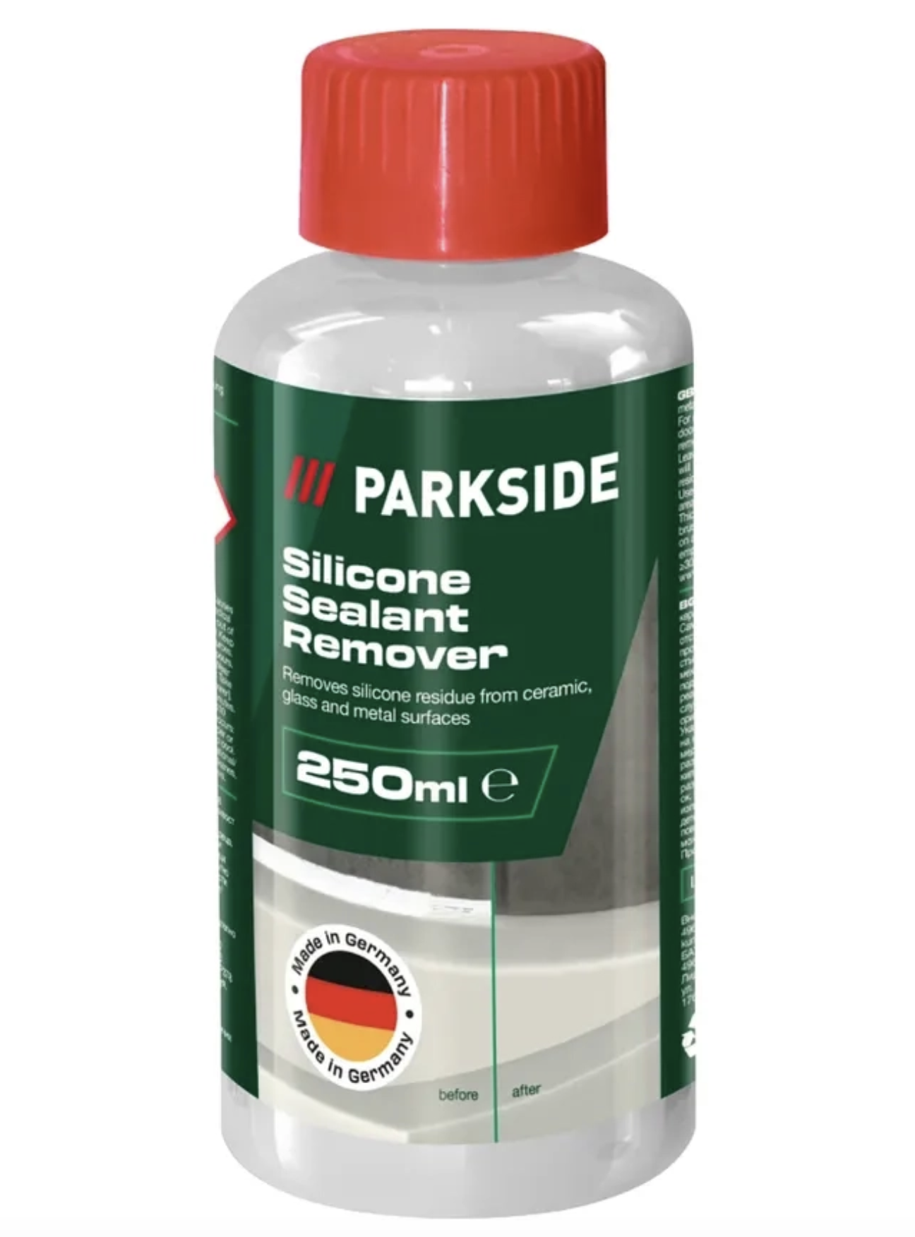 PARKSIDE 250ml Silicone Sealant / Rust/ Windscreen/ Adhesive Remover