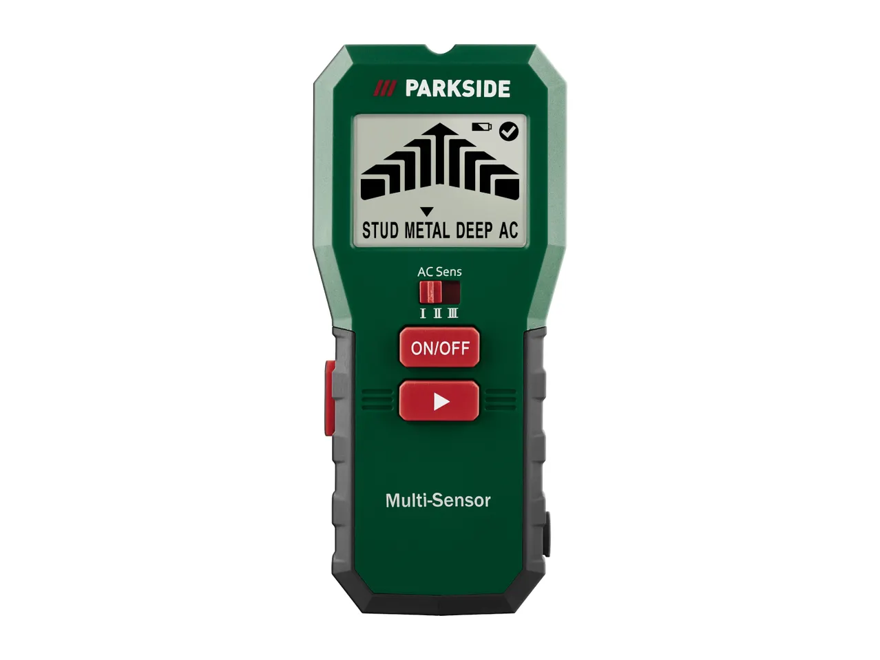 Parkside Multi-Purpose Detector (Live Cables, Metal, Wood Studs & Cavities)