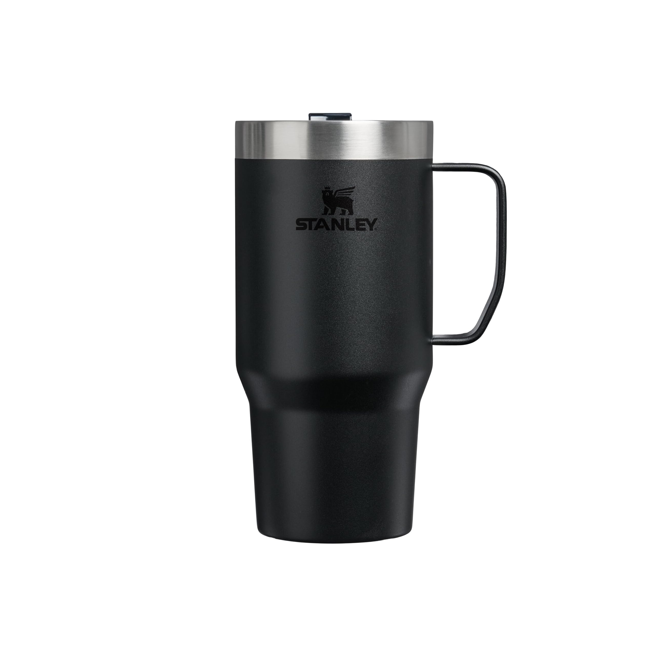 Stanley 1913 Everyday Suburban Travel Mug 0.7L - 2.5 Hours Hot, 7 Hours Cold, 30 Hours Iced - BPA Free - Stainless Steel - Black