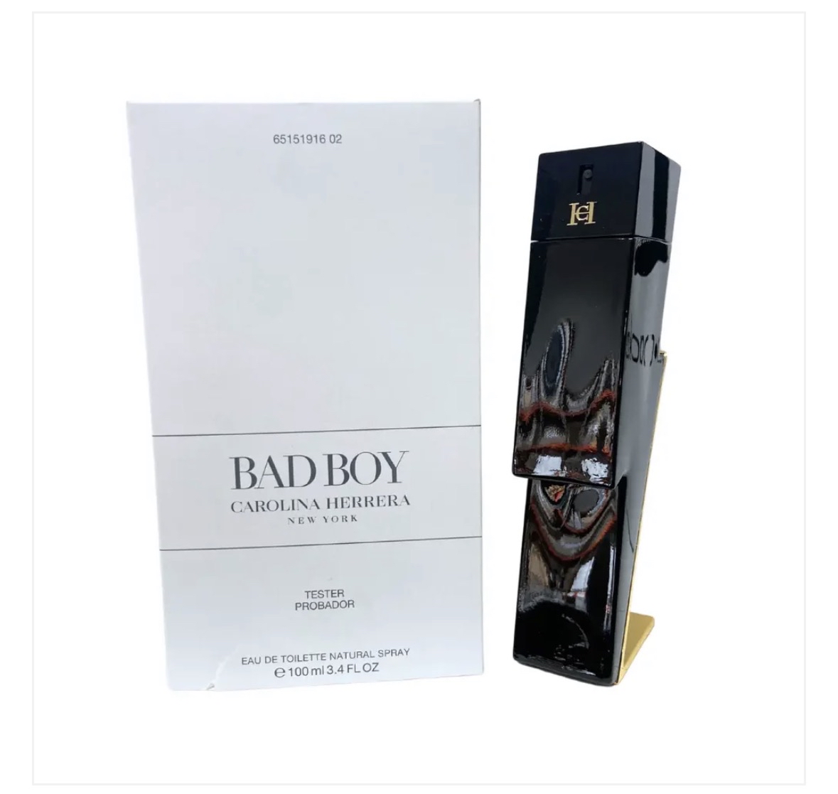 Carolina Herrera Bad Boy Eau de Toilette Spray 100ml Tester