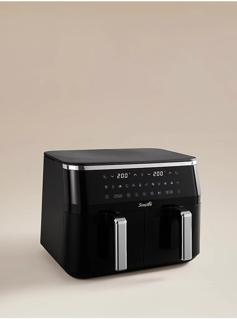 Scoville Black 9L Dual Basket Air Fryer + Free Delivery