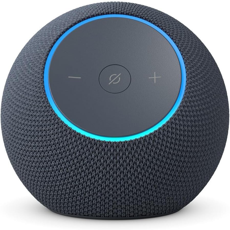 Amazon Echo Dot Max (newest gen), Bluetooth speaker with room-filling sound and built-in smart home hub, Graphite